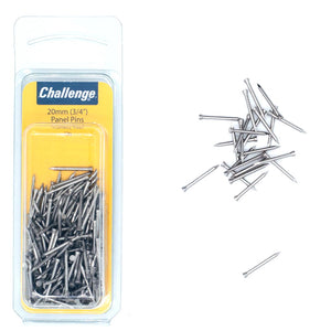 Panel Pins Stainless Steel - 75gm Blister Pack 20mm Challenge