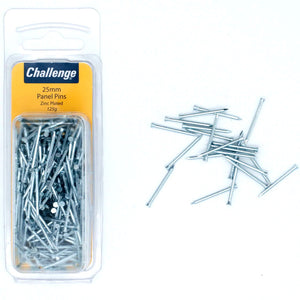 Panel Pins - 125gm Blister Pack 25mm Challenge