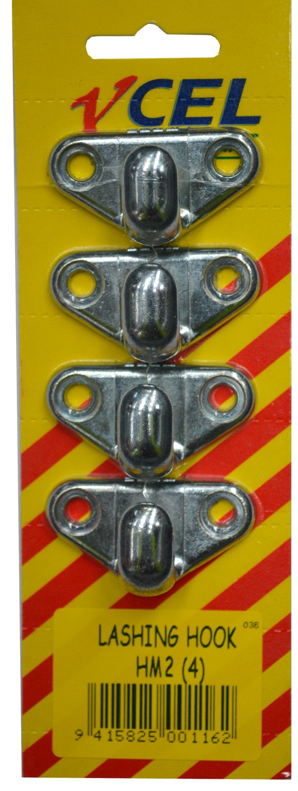 Lashing Hooks 4-pce HM2 Carded Xcel