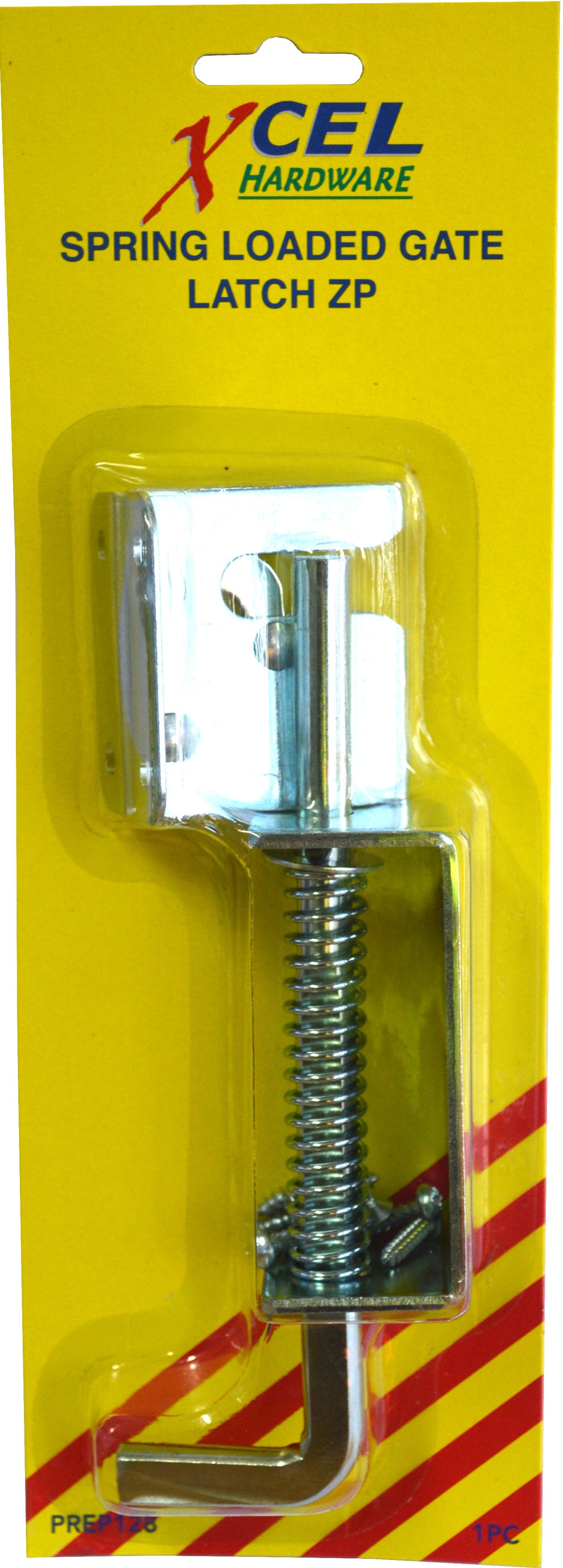 Gate Latch Spring Loaded Lane Ptn - ZP Carded Xcel