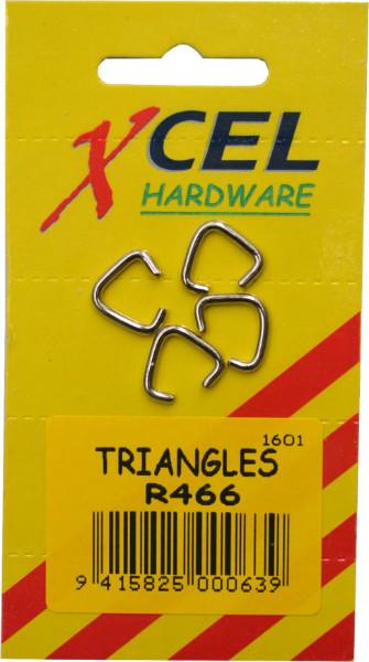 Chain Triangles NP 4-pce  Carded Xcel