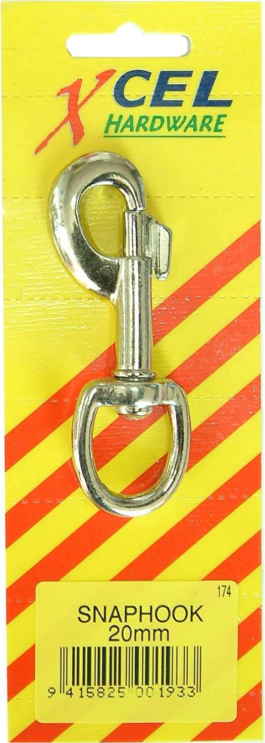 Snaphooks #225 NP 20mm Carded Xcel