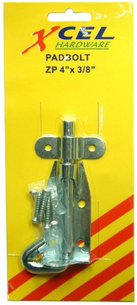 Pad Bolt 100mm Carded Xcel