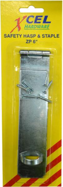 Hasp & Staple 150mm Carded Xcel
