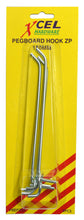 Load image into Gallery viewer, Pegboard Hooks CP 3-pce 150mm Carded Xcel