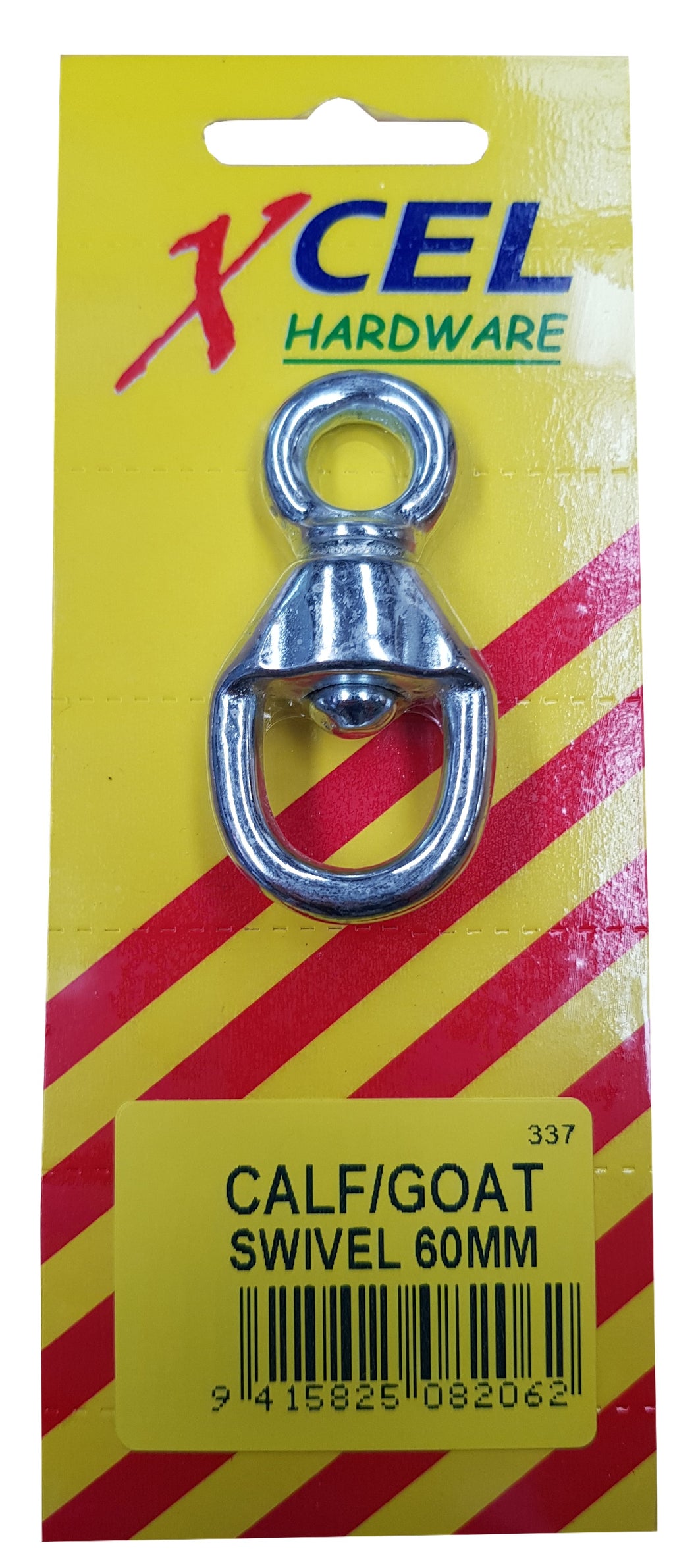 Swivel - Heavy Goat/Calf 60mm Carded Xcel