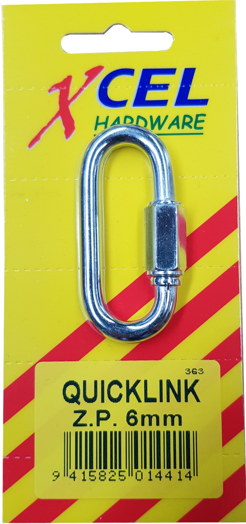 Quick Link ZP 6mm Carded Xcel