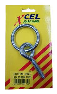 Hitching Ring - Screw Type #14H  Carded Xcel