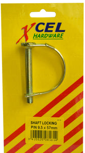 Shaft Locking Pin 9.5mm x 57mm Carded Xcel