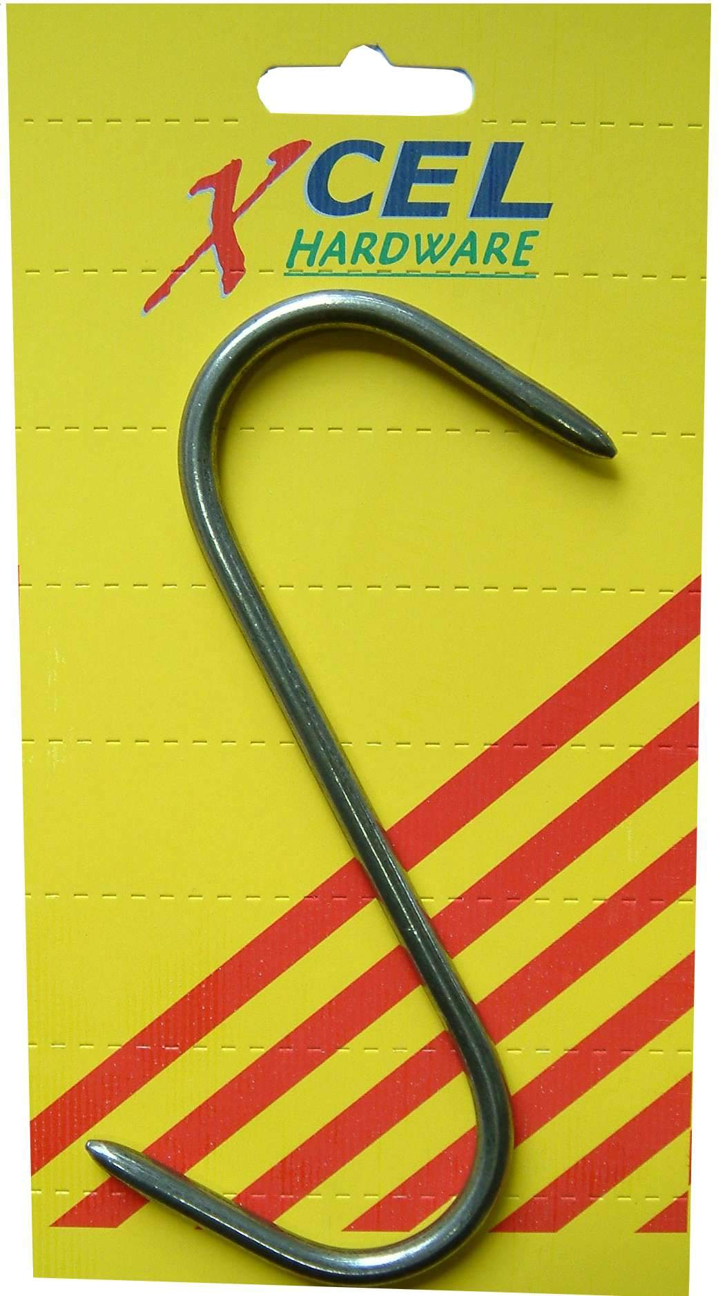 Meat Hook - Stainless Steel 150mm x 6mm Carded Xcel