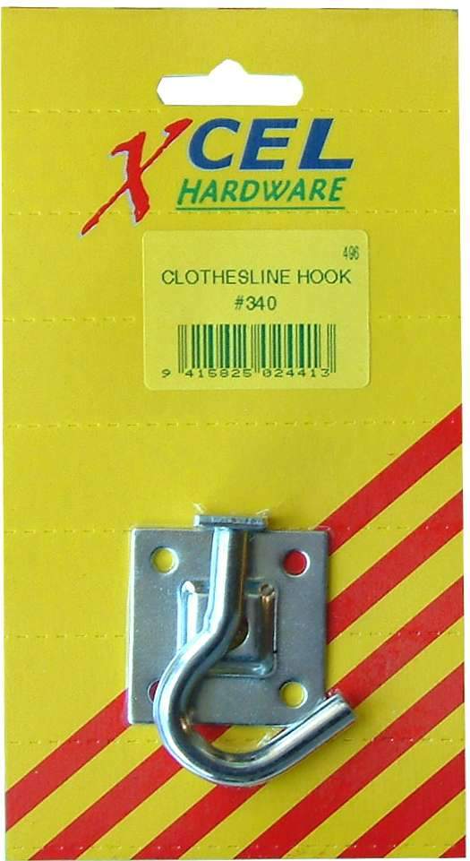 Clothesline Hook #340  Carded Xcel