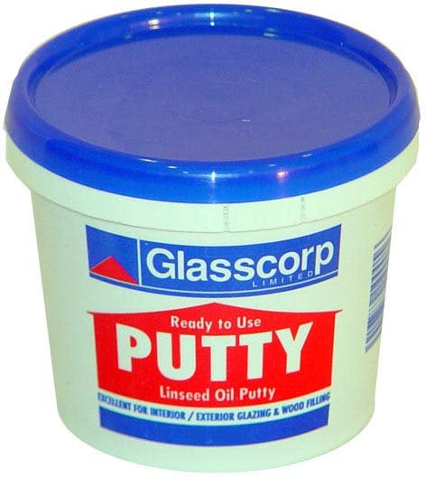 Putty - Linseed Oil Based for Interior/Exterior 500gm Glasscorp