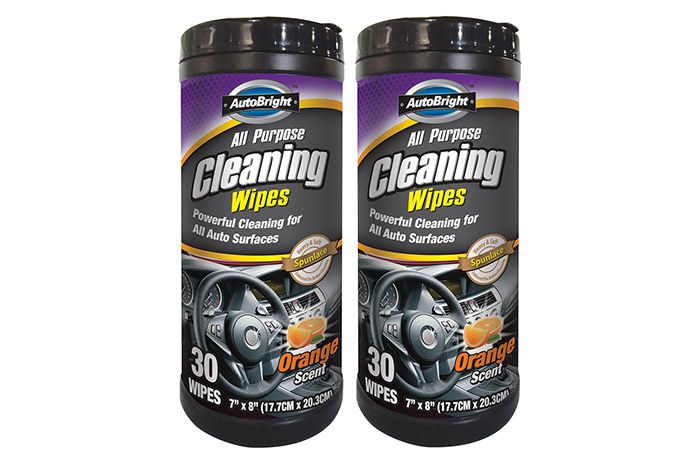 All Purpose Cleaning Wipes 30 Per Pack Auto Bright