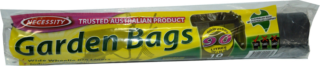 Garbage Bags - Necessity 10-pce 90L Redback