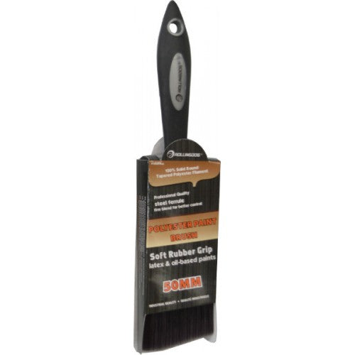 Paint Brush Angled 50mm Rolling Dog