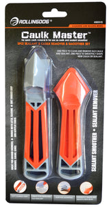 Caulk Tool Set 2pce Remover & Finisher  Rolling Dog