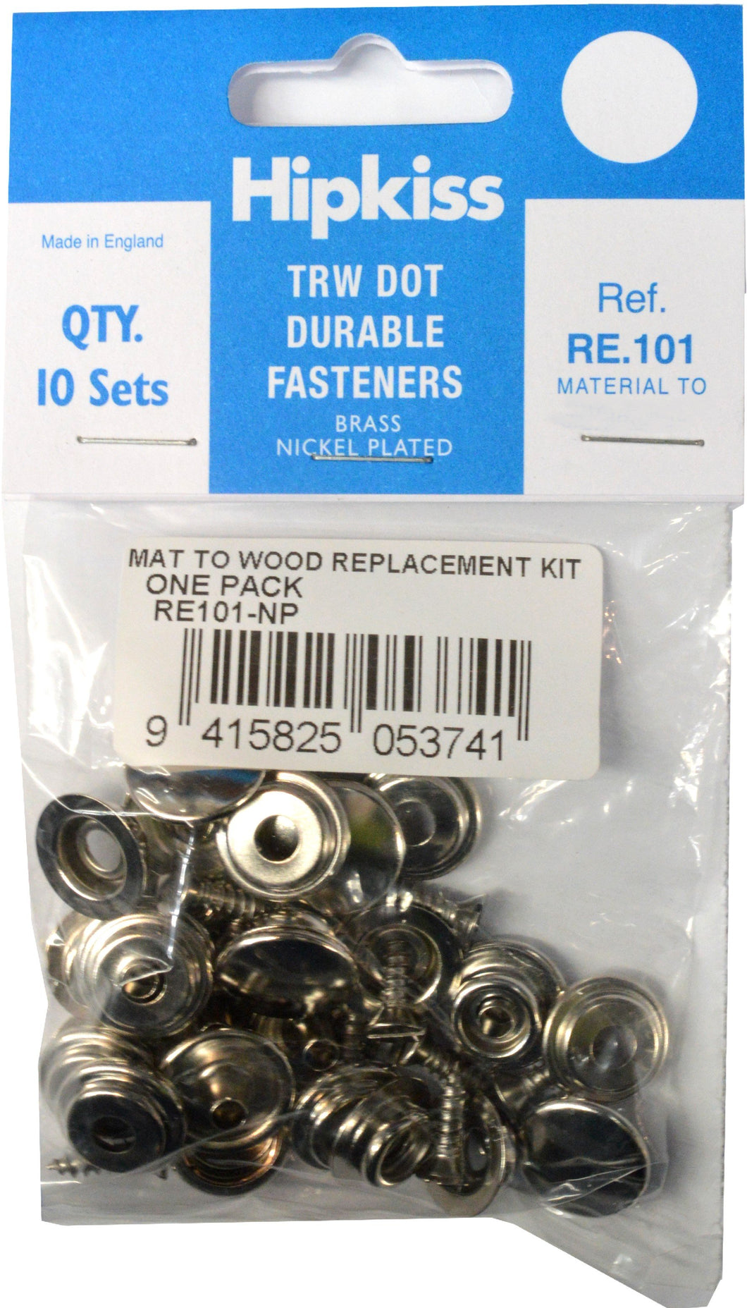 Press Dome & Studs Replacement Pack #RE101 Hipkiss