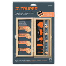 Load image into Gallery viewer, Router Bit Set 6pce Truper