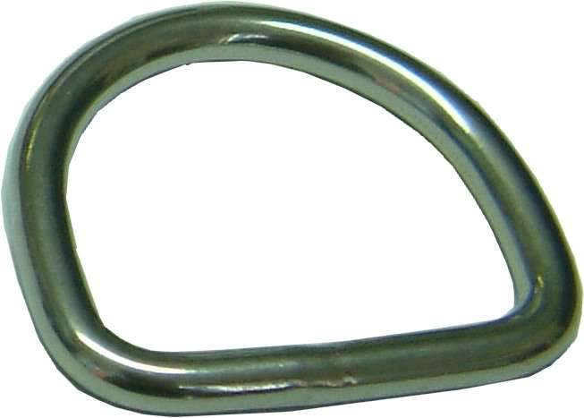 D Ring Stainless Steel #S3250 6mm x 40mm