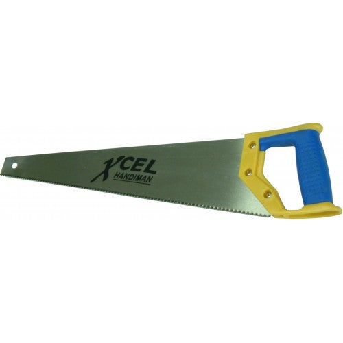 Hand Saw Yellow/Blue Handle 8-Point 550mm Xcel