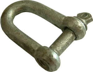 D Shackle Standard Galvanised 6mm Xcel