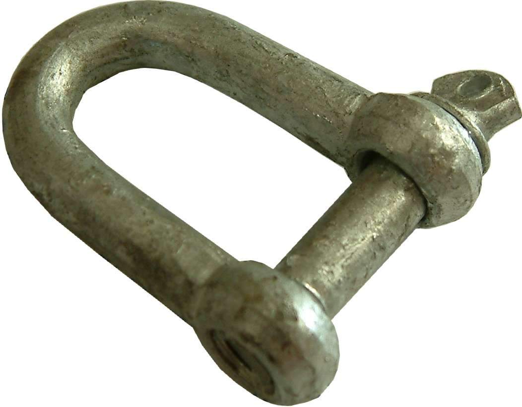 D Shackle Standard Galvanised 6mm Xcel