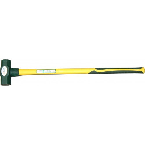 Sledge Hammer with Yellow Fibreglass Handle 8lb Xcel