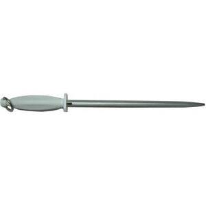 Butchers Steel Plastic Handle P202 #6 Dual Cut 300mm Egginton