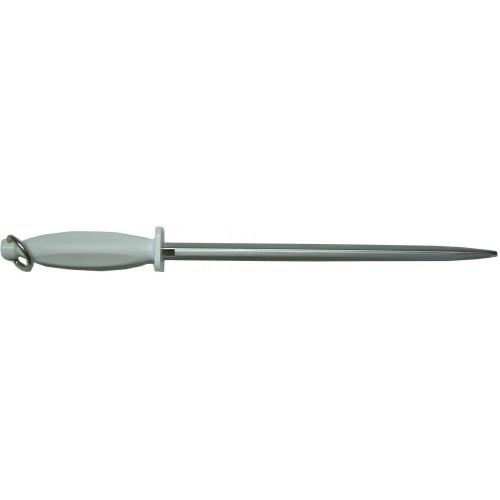 Butchers Steel Plastic Handle P202 #6 Dual Cut 300mm Egginton