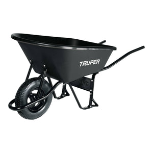 Wheel Barrow HD Poly Tray 120 Litre Capacity Truper