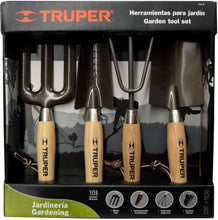 Load image into Gallery viewer, Garden Hand Trowel Set in Colour Box 4-pce Truper