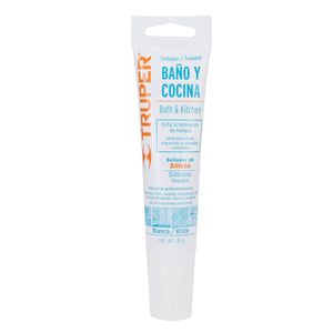 Silicone Sealant Bathroom White 85gm Truper