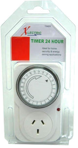 Plug-In Electrical Timer - Pin Type 24 Hour    Xlectric
