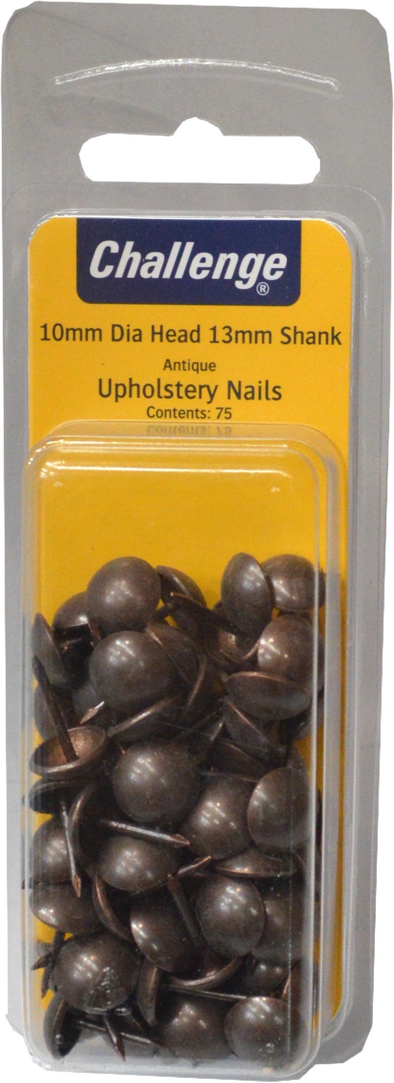Upholstery Nails - 75pce Blister Pack Antique Challenge