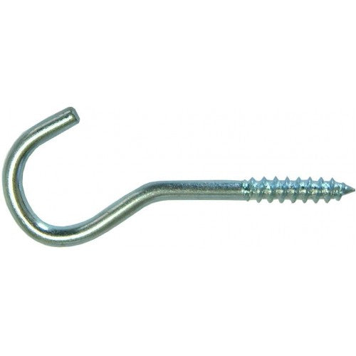 Screw Hook - Zinc Plated #W804 3-7/8 inch Tagged Hindley