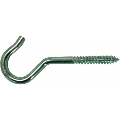 Screw Hook - Zinc Plated #W808 2-9/16 inch Hindley