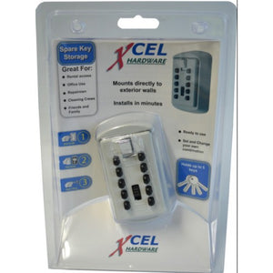 Key Safe Digital Lock Box - Wall Mounted 5-Key  Xcel