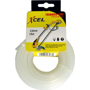 Weed Trimmer Line - White 15m 3mm Xcel