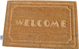 Door Mat - Coir Welcome 600mm x 400mm