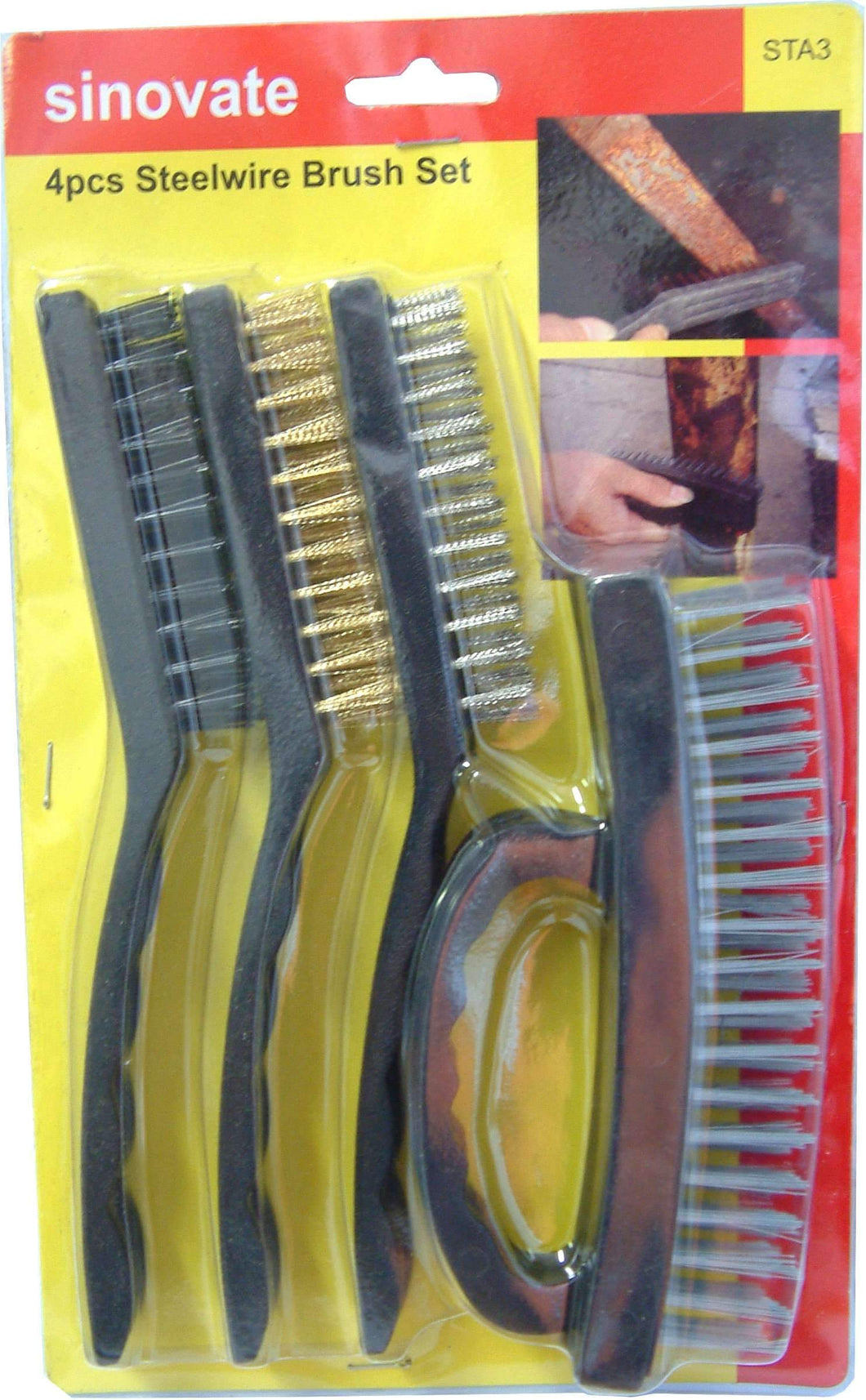 Wire Brush Set 4pce  Sinovate
