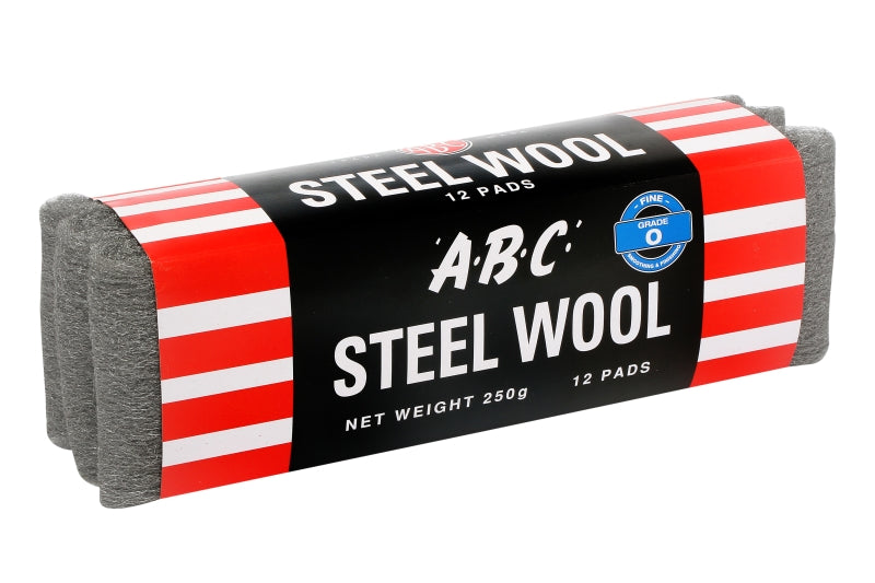 Steel Wool Pads - 12-pce Fine