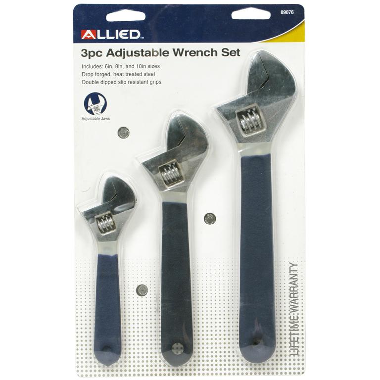 Adjustable Wrench Set 3-pce #89076 Allied