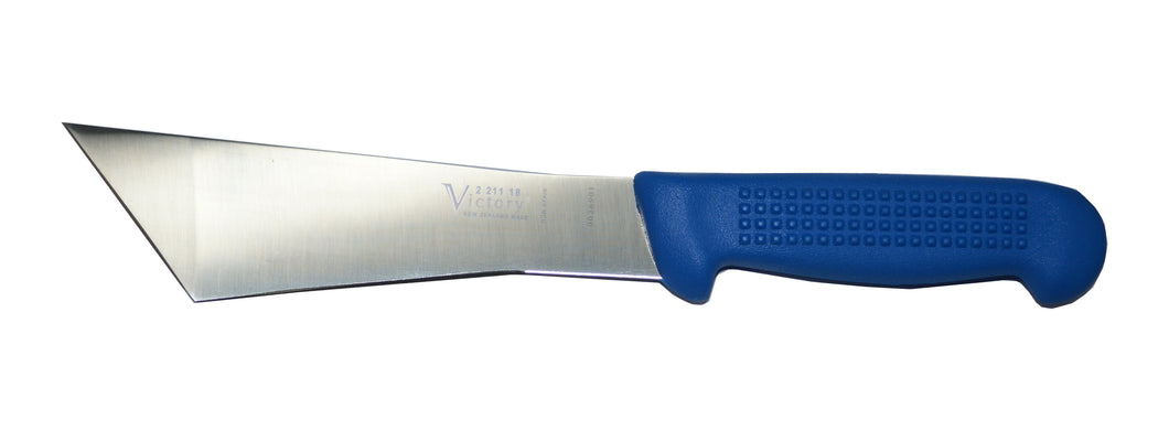 Lettuce Harvest Knife Stainless Blade Blue Handle 180mm Victory