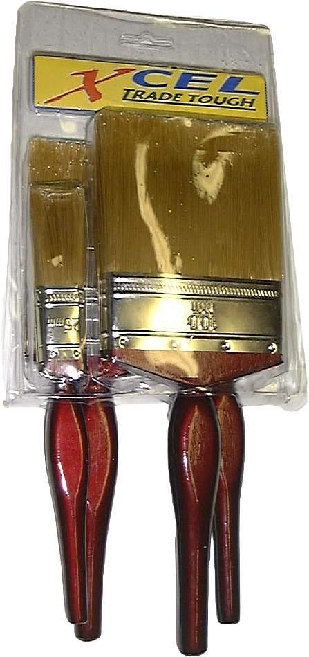 Paint Brush Set 4pce #1205  Xcel