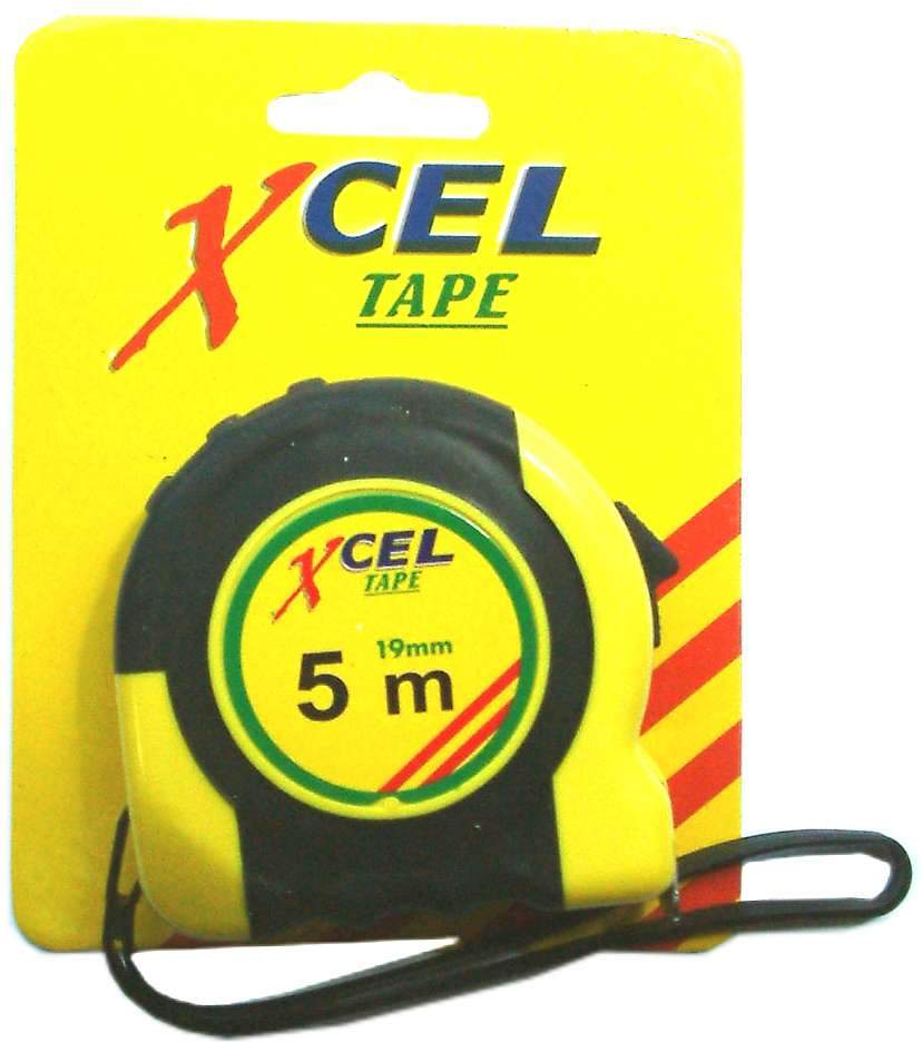 Tape Measure Blue/Grey ABS Case 25mm Blade - Metric/Imperial 8m/26ft Xcel