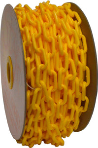 Plastic Chain 25m Reel - 8mm Yellow Xcel