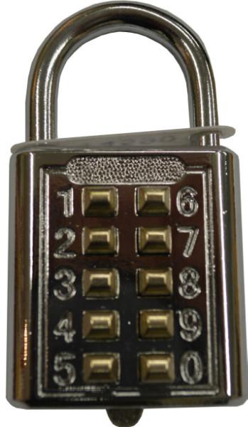 Push Button Combination Padlock - #ZL40 40mm Tri-Circle