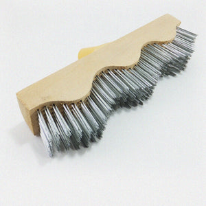 Wire Scrub Brush Corrugated 6-Row #224820  Brushworks