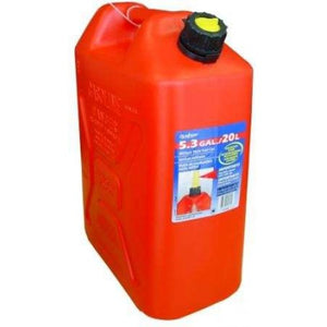 Petrol Container Plastic Red - Tall Type 20 Litre Sceptor