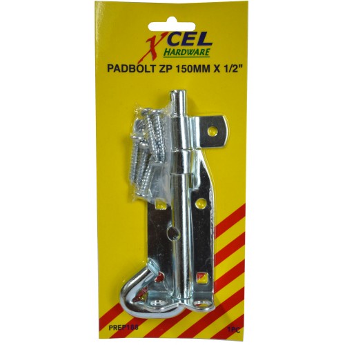 Pad Bolt 150mm   Carded Xcel